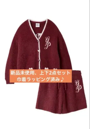 젤라피케 라메 페더 가디건 & 라메 페더 숏팬츠 2종 세트