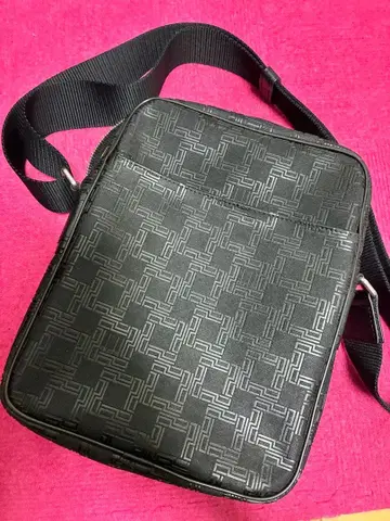 컨디션 최상 던힐 dunhill 숄더백 디에이트 PVC 블랙