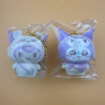 치이카와 산리오 시크릿 플로키 마스코트 참 모몽가