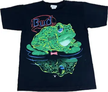 90s Budweiser 프로그 레어 디자인 SIZE: L