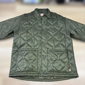 HINSON 퀼팅 자켓 L 사이즈 올리브 그린