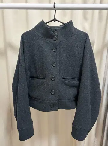 JEANASIS 스탠드 카라 숏코트/987128