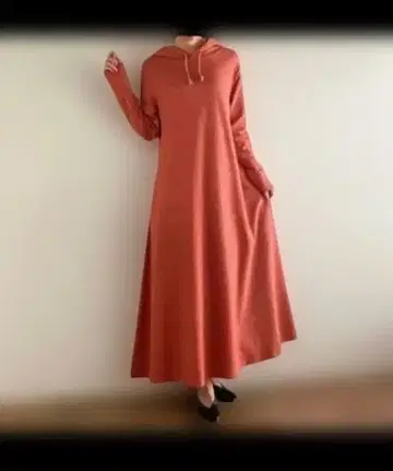 미사용 새상품 JUNOAH 후드티 A라인 맥시 원피스 3XL