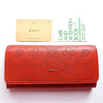 [ 새상품 ] DAKOTA 다코타 디클라세 펀칭 로고 덮개 장지갑 대용량