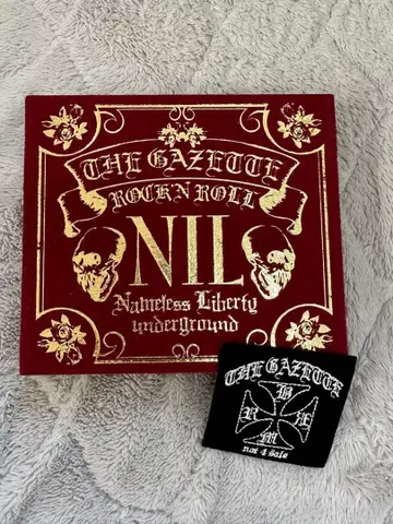 the GazettE NIL 최초 한정 생산반 특전 있음