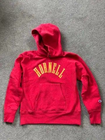 Champion HORNE 레드 후드티 M