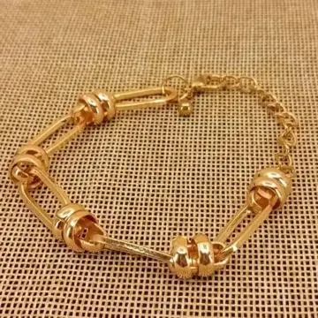 빈티지 골드 체인 팔찌 앤티크 레트로