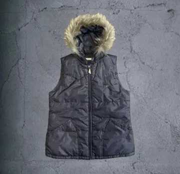 00s archive 다운 베스트 y2k 보라색 퍼 그런지