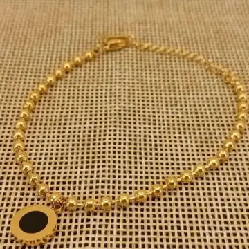 빈티지 골드 볼 체인 팔찌 앤티크