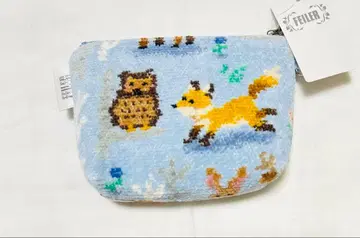 페이러 FEILER 윈터 애니멀즈 보트형 파우치 블루