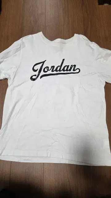 조던 화이트 T셔츠