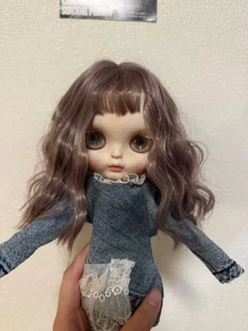 새상품 웨이브 가발 네오 브라이스용 핑크 브라운