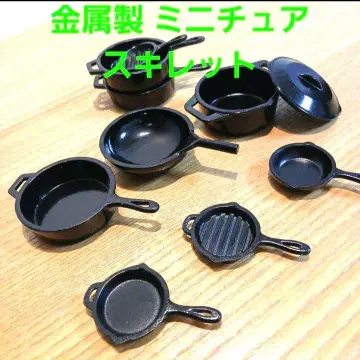 금속제 미니 스킬렛 냄비 전종+시크릿+덤 미니어처 캡슐 토이