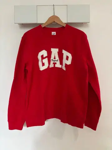 GAP 레드 맨투맨 M 사이즈