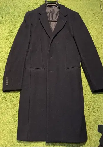 EDIFICE 네이비 체스터 코트