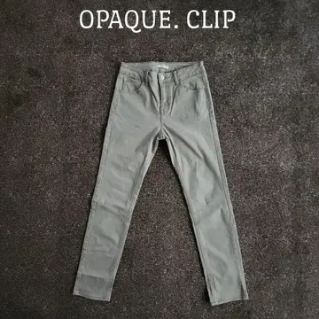 오페크 도트 클립 스키니 팬츠 스트레치 청바지 그레이지 L