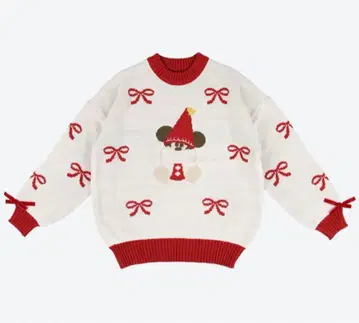 릴린린 스웨터 리본 2025 디즈니 크리스마스