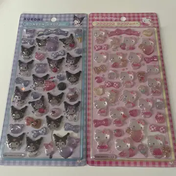 봉봉 드롭 씰 산리오 쿠로미 마이멜로디 세트 씰북