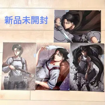 리바이 클리어 파일 4장 세트