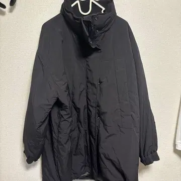 블랙 롱 다운 자켓