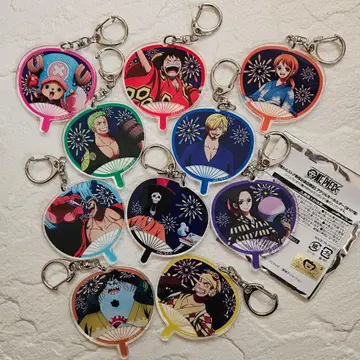원피스 무기와라 스토어 신주쿠 출장점 한정판 아크릴 키링 전 10종