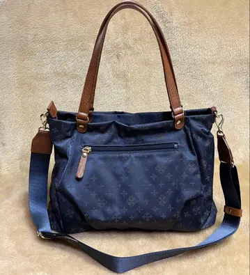 거의 미사용 러셋 2way 숄더백 나일론 올 패턴