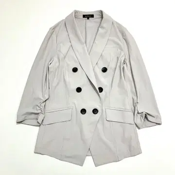 리플렉트 스트레치 더블 자켓 숄카라 손세탁 가능 M 그레이