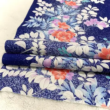 코몬 옷감 폴리에스테르 세탁 가능 신품급 네이비 pt056