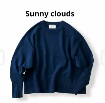 새상품급 펠리시모 써니클라우드 유용 니트 트레이닝복 네이비