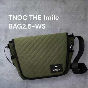 TNOC 숄더백 카키 컬러 THE 1mile BAG2.5-WS