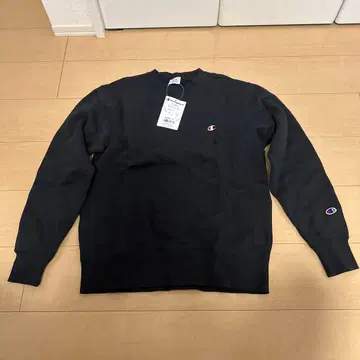 Champion 블랙 맨투맨 L 사이즈