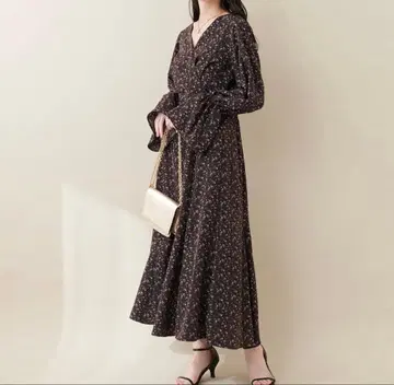 내추럴 꾸뛰르 어른 내추 꽃무늬 레이디 카슈쿨 원피스