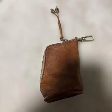 가죽 브라운 코인 케이스