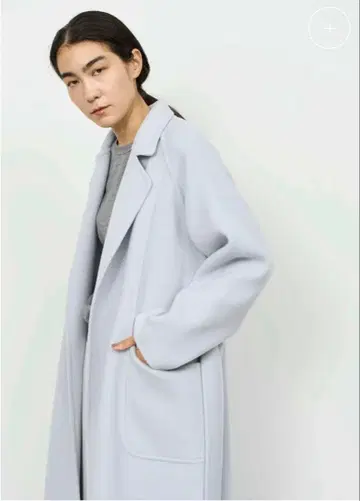 소재 울 리버 로브 코트