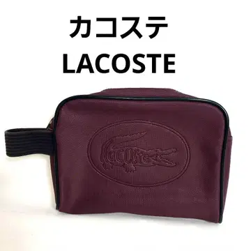 LACOSTE 버건디 숄더백