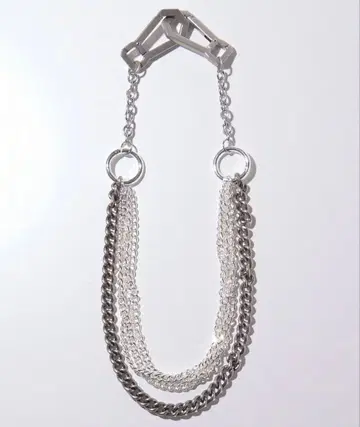 [ GRANCY ] 카라비너 디자인 레이어링 지갑 체인