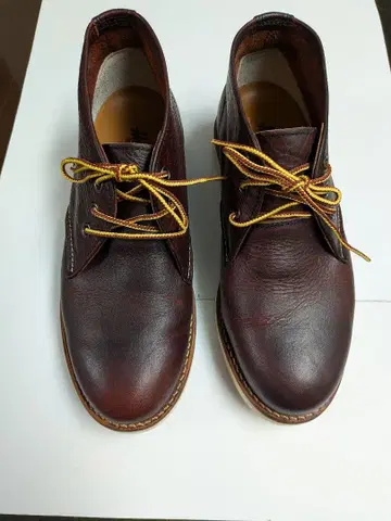 다크 브라운 가죽 워크 부츠