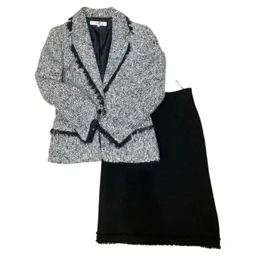 [ 새상품급 ] 23구 트위드 자켓/수트 셋업 입학식 38호 40호