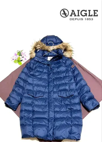 AIGLE 롱 다운 코트 다운 자켓 새상품급 충전솜 아우터