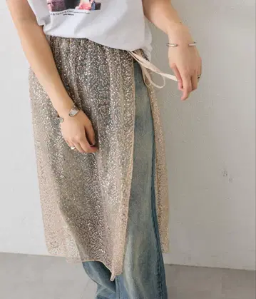 mystic 미스틱 샤이니 랩스커트