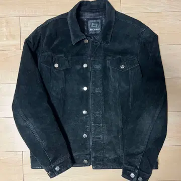 빈티지 스웨이드 가죽 자켓 트랙 자켓