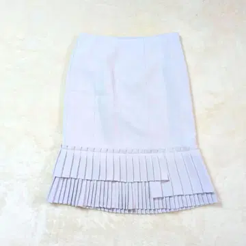 나넷 레포 플리츠 스커트 2 연한 라벤더 무릎 기장