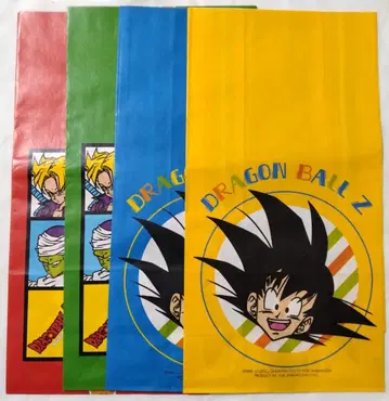 종이 봉투 드래곤볼 Z 손오공 집합 4장