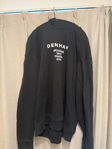 DENHAM 코튼 100% 후드티