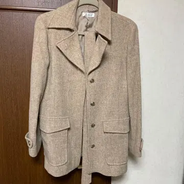 a.v.v 베이지 울 자켓