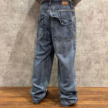 [ 무료배송 ] USA 구제 의류 ROCAWEAR B계 데님 팬츠 힙합