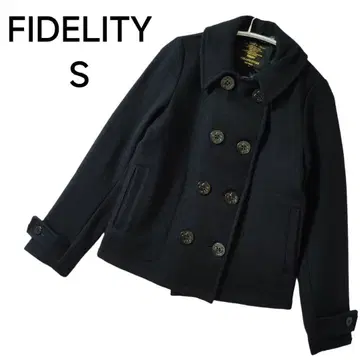 FIDELITY 피 코트 S 사이즈 블랙