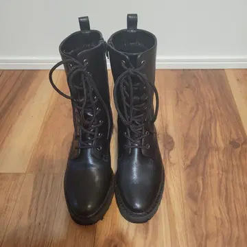 숏부츠 레이스업 레이스업