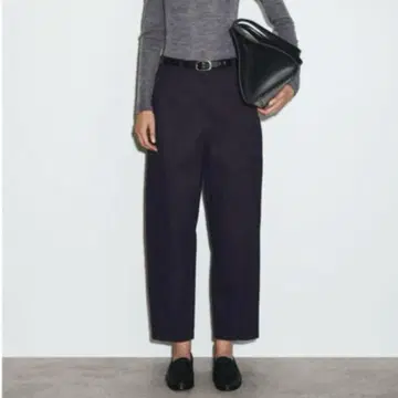 [미사용 새상품] COS 배럴 레그 코튼 치노 34