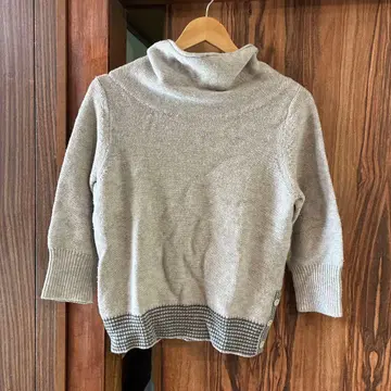 patagonia 그레이 터틀넥 스웨터 M